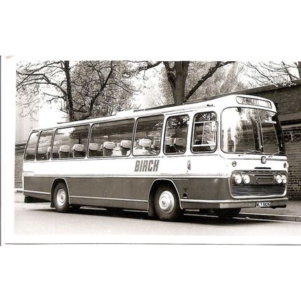 Black & White Photograph of Birch Brothers Ltd. - WLT 582G ex Grey Green Coaches
