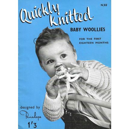 Quickly Knitted Baby Booklet Woollies For the first Eighteen Months