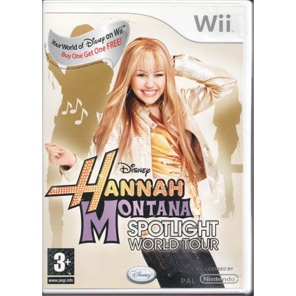 Wii - Hannah Montana: Spotlight World Tour (Nintendo Wii, 2008) - Miley Cyrus