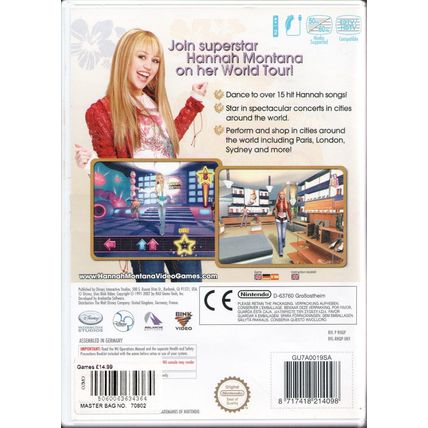 Wii - Hannah Montana: Spotlight World Tour (Nintendo Wii, 2008) - Miley Cyrus
