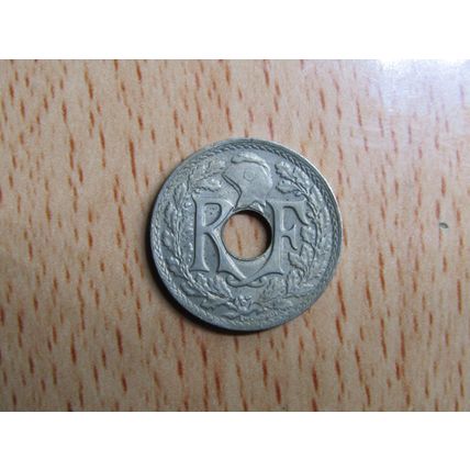 France Republic 1920 5 Centimes Coin