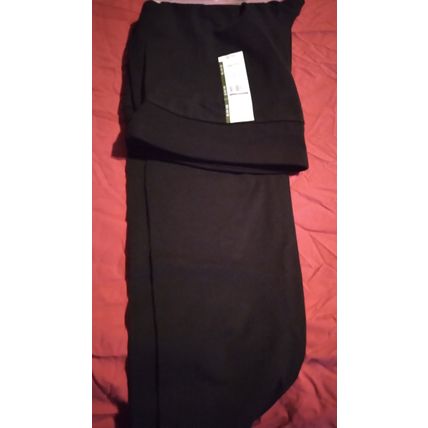 Time And Tru Women's Size XL(16-18)High Rise Fitted Leggings Black Pants New
