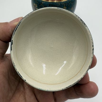 Antique (1890-1920) Asian Satsuma Ware Stamped Handmade Japan Pottery Ginger Jar