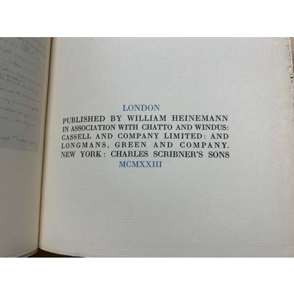 RARE* 1923 ROBERT LOUIS STEVENSON "ST IVES" FICTION VOL 19 ANTIQUE BOOK (P6)