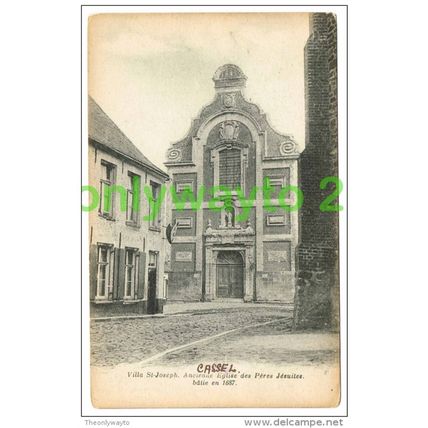 CASSEL, VILLA ST JOSEPH, EGLISE DES PERES JESUITES, FRANCE, 1900/10s, Postcard