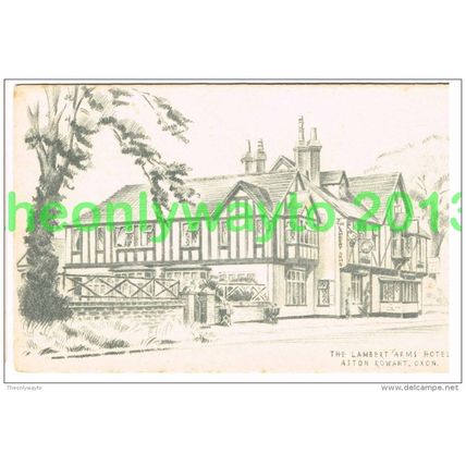 LAMBERT ARMS HOTEL, ALTON ROWANT, OXFORDSHIRE, ENGLAND, Postcard
