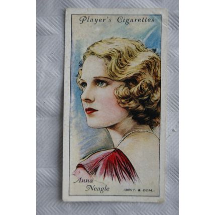 1934 Players Film Stars 2nd Series No. 33 Anna Neagle