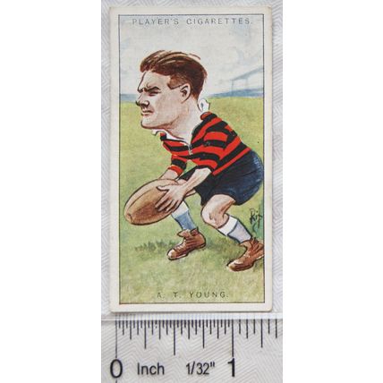 1926 Footballers Caricatures by RIP 50, A. T. Young, Cambridge, Blackheath