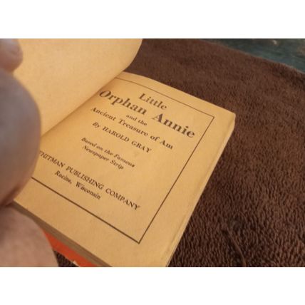 Big Little Book Little Orphan Annie The Ancient Treasure Of By Harold Gray 1939