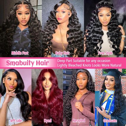 13X6 Body Wave Lace Front Wigs Human Hair Pre Plucked HD Transparent Lace Fronta