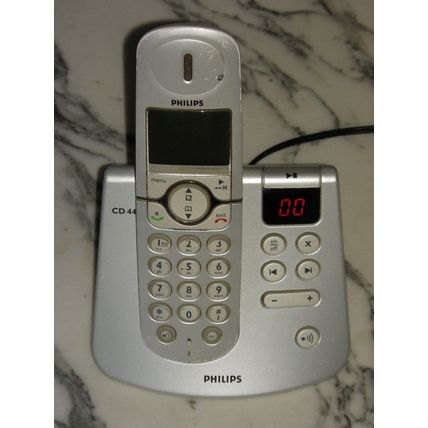 Philips CD445 Digital Telephone Answer Machine DECT Cordless Mobile Phone no sim