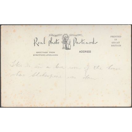 Baby Minder, Shakespeare's Birthplace, Stratford-upon-Avon, c.1950 - Busst RPPC