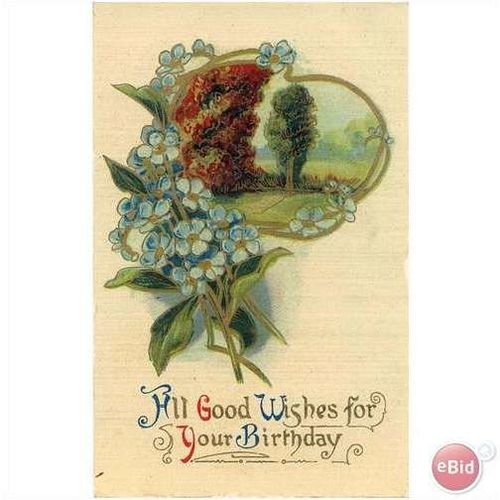 1910's J.M. Series #0723 "Good Wishes Scenic"
