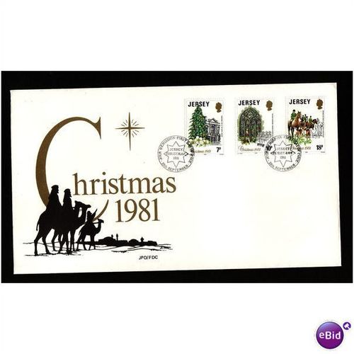 JERSEY 1981 CHRISTMAS FIRST DAY COVER