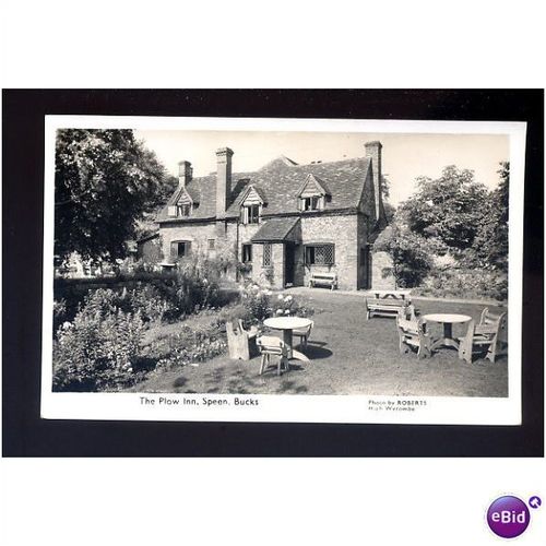 Buckinghamshire SPEEN Plow Inn Postcard by Roberts