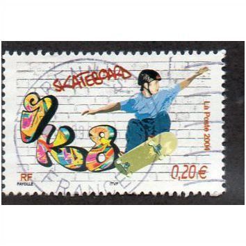 FRA 2004 20c 'SPORT -SKATEBOARDING'(EX MS) FINE USED (EBID10949)