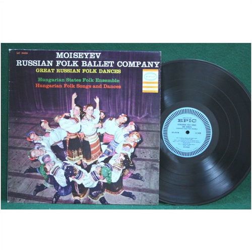 Moiseyev Russian Folk Ballet Company/Hungarian Folk Ensemble - LC 3459 - EX-