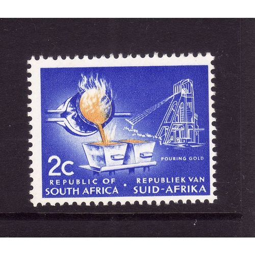 SOUTH AFRICA 1968 SG 241 2c POURING GOLD U/M MINT