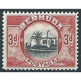 Bermuda 1936 SG103 3d Black & Scarlet Mounted Mint .. ..