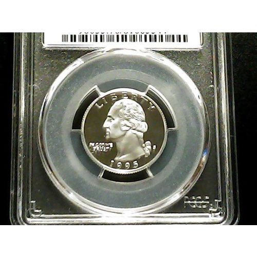 1995-S Silver Proof Quarter PCGS PR70DCAM Deep Cameo