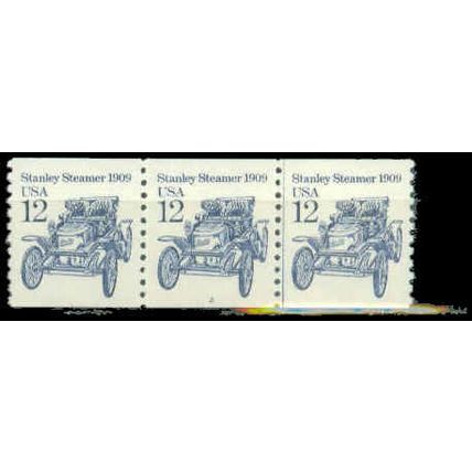 2132 12c Stanley Steamer Fine MNH Dry Gum PNC 2/3 P0927