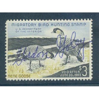 Used RW31 $3 Hawaiian Nene Geese Very Fine NA1700