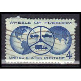Used 1162 4c Wheels of Freedom Very Fine KA5279