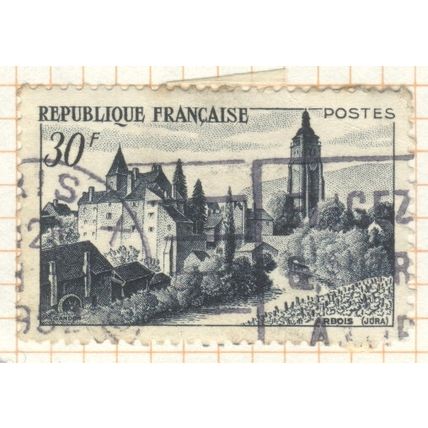 France 1951 - 30fr blue - Arbois (Jura) - used