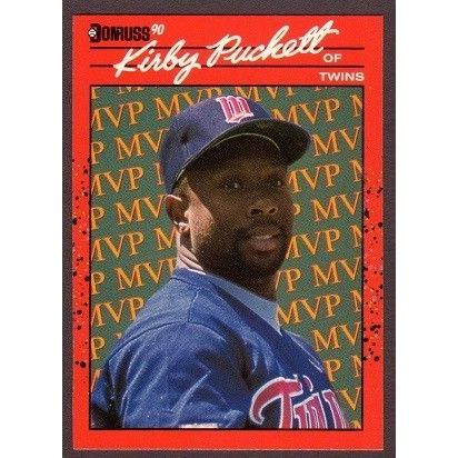 1990 Donruss MVP's #BC8 Kirby Puckett - NM