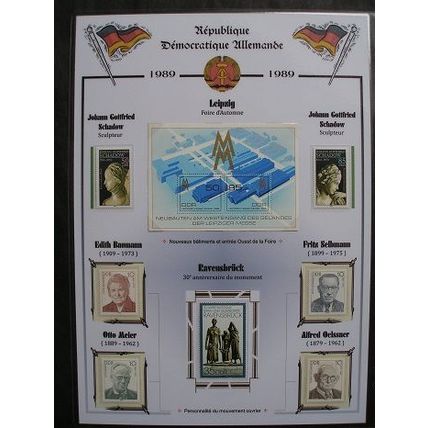 German Democratic 1989 - Complete year - MNH**