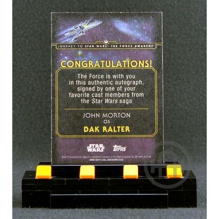 Topps Star Wars Journey The Force Awakens – Autograph – John Morton