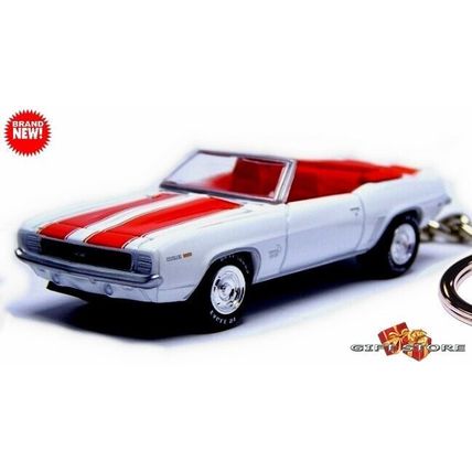 KEYCHAIN 67~68 WHITE CHEVY CAMARO SS CONVERTIBLE ❤️GREAT GIFT❤️