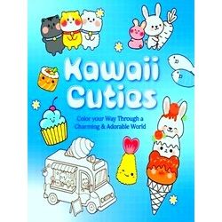 Chartwell Coloring Books Kawaii Cuties