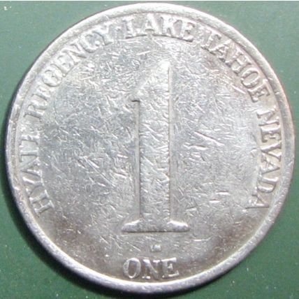 Hyatt Regency. $1 Casino Token. Lake Tahoe, NV. T11.