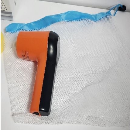 4 In 1 Electric Handheld Cleaning Brush Rechargeable Orange Black Waterproof