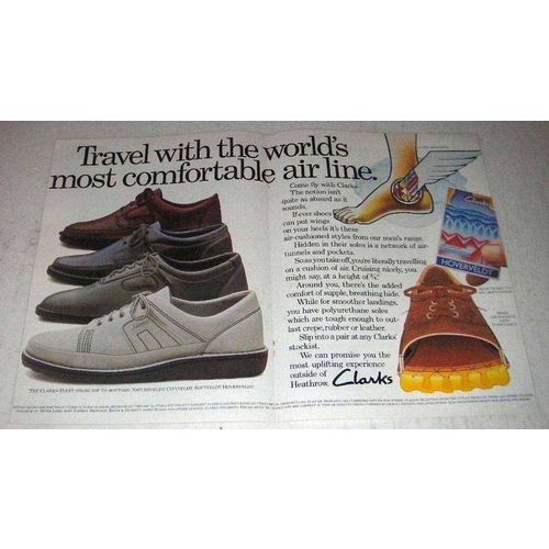 1984 Clarks Shoes Ad - Natureveldt Cityveldt