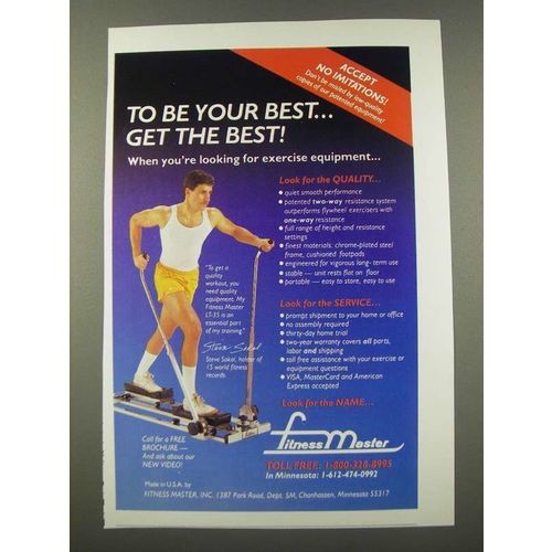 1986 Fitness Master LT-35 Ad - To Be Your Best Get The Best