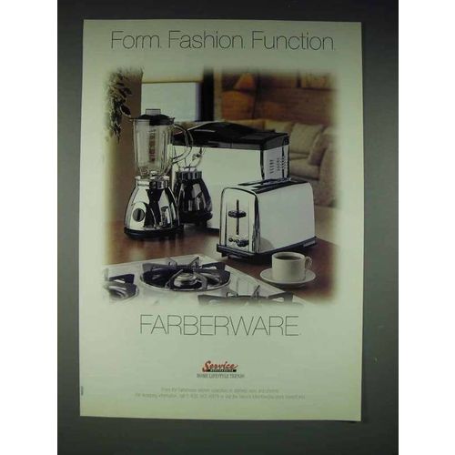 1997 Farberware Appliances Ad - Form Fashion Function
