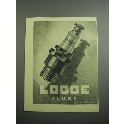 1948 Lodge Plugs Ad