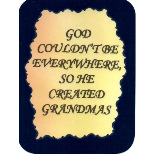 1115 Inspirational Refrigerator Magnet God created Grandma Saying Gift Family