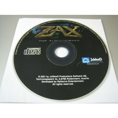 Zax: The Alien Hunter (PC, 2001) - Disc Only!!!!