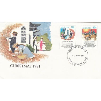 Australia 1981 Christmas FDC Rockingham Cancel Unaddressed VGC