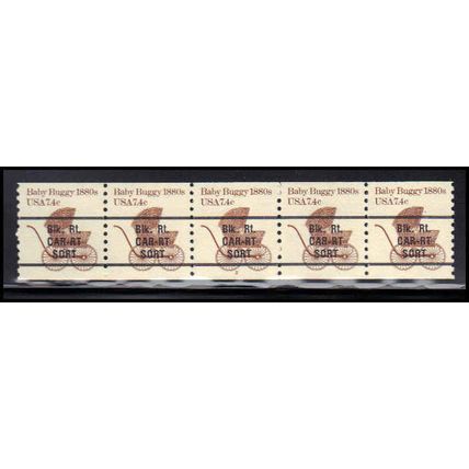 1902a 7.4c Baby Buggy Very Fine MNH Dry Gum PNC 2/5 X1433