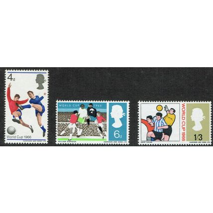 1966 World Cup Football set 3v SG693-695 UM