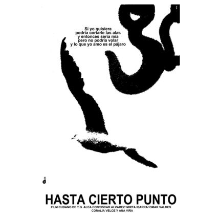 Movie Poster decor HASTA CIERTO PUNTO.Spanish poem.Home room interior design art