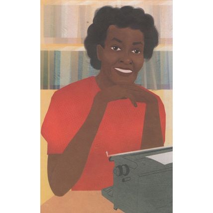 Gwendolyn Brooks American Poet History Prize Award Postcard