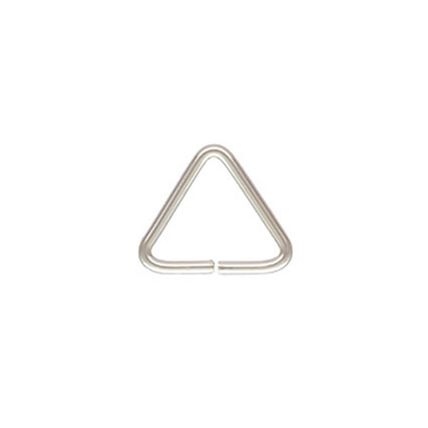925 Sterling Slver 5 x 5mm Triangle Charm Pendant Bead Holder High Quality C6