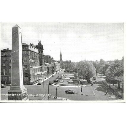 Prospect Place - HARROGATE - Yorkshire - 1965 Real Photo Postcard (EPH)