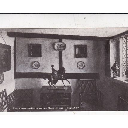 Haunted Room Mint House Pevensey Sussex Postcard unused VGC