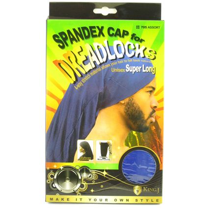 KING.J UNISEX SUPER LONG SPANDEX CAP FOR DREADLOCKS (705 & 706)